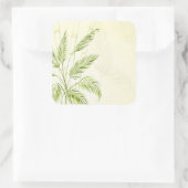 Palmbomen op Bamboe Bos | Sticker Seal (Tas)