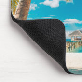 Palmbomen op de zon muismat (Hoek)