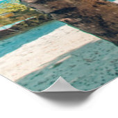 Palmbomen op de zon poster (Hoek)