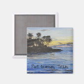 Palmbomen op het schiereiland Magnet Magneet (Voorkant / Achterkant)