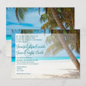 Palmbomen op uitnodiging voor weddenschappen (Voorkant / Achterkant)