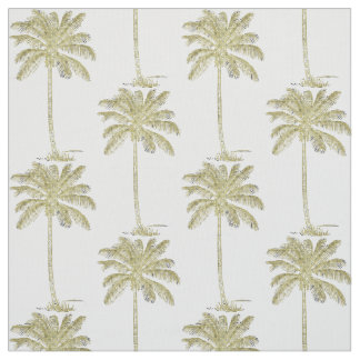 Palmbomen Patroon Vintage Stijl Stof