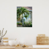 Palmbomen Poster voor siergras (Keuken)