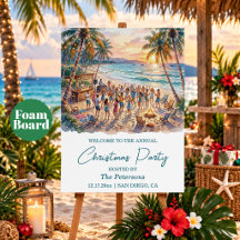 Palmbomen Slingerlichten Kerstfeest Welkom