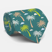 Palmbomen Stropdas (Opgerold)