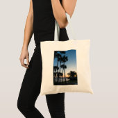 Palmbomen Sunrise Destin Florida Canvas tas (Voorkant (product))