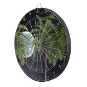palmbomen tegen de maan dartbord (Voorkant Rechts)