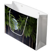 palmbomen tegen de maan groot cadeauzakje (Voorkant Gekanteld)