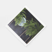 palmbomen tegen de maan servet (Hoek)