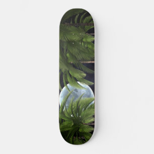 palmbomen tegen de maan skateboard