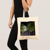 palmbomen tegen de maan tote bag (Voorkant (product))