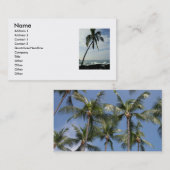 Palmbomen Visitekaartje (Voorkant / Achterkant)