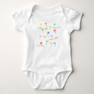 Palmbomen Zonnig Kind Bodysuit
