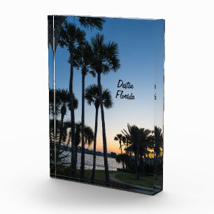 Palmbomen Zonsopgang Destin Florida fotoblok