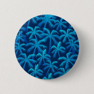 Palmbomenpatroon Ronde Button 5,7 Cm