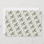 Palmboom - Aangepaste vertakkingstoets Notitiekaartje (Achterkant)