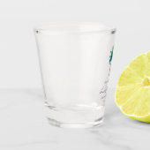 Palmboom Blush Bachelorette Party Shot Glas (Links)