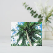 Palmboom Briefkaart (Staand voorkant)