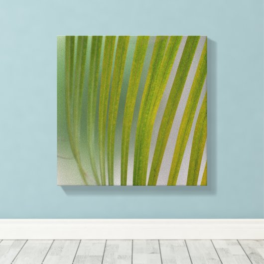 Palmboom Canvas Afdruk (Insitu (Houten vloer))