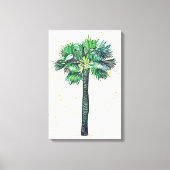 Palmboom Canvas Afdruk (Voorkant)