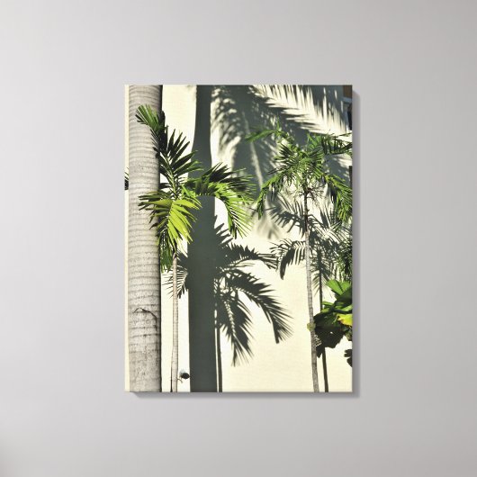 palmboom canvas afdruk (Voorkant)