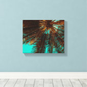 Palmboom Canvas Afdruk (Insitu (Houten vloer))