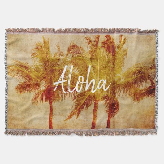Palmboom  deken (Voorkant)