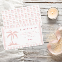 Palmboom en Fopspeen Baby Shower Luierspel