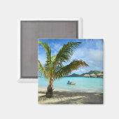 Palmboom en magneet van het overwaterresort (Voorkant / Achterkant)