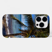 Palmboom en oceaan Case-Mate iPhone case (Achterkant (horizontaal))