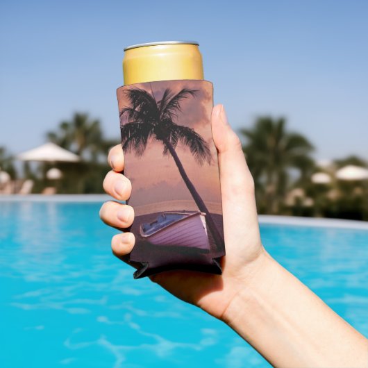 Palmboom en strandstralen (Insitu Zwembad)