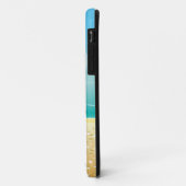 Palmboom en zeesterren tropisch landschap Case-Mate iPhone case (Achterkant/links)