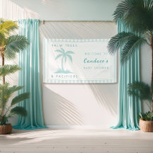 Palmboom | Fopspeen Kust Baby Shower Welkom