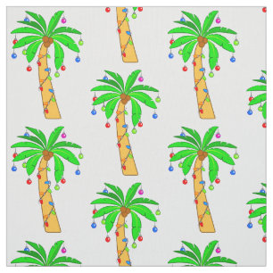 Palmboom gedecorbeerd voor Kerstmis Stof