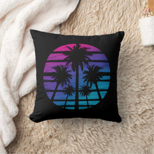 Palmboom Hawaiaans strand zomer vakantie Kussen