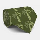 Palmboom  Hawaïaans Stropdas (Opgerold)