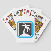 Palmboom Icoon Pokerkaarten (Achterkant)