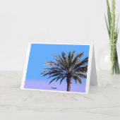 Palmboom Kaart (Achterkant)