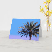 Palmboom Kaart (Gele Bloem)