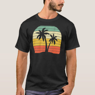 Palmboom kleding  Retro stijl Tropical Be T-shirt