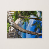 Palmboom langs Hideaways Beach Legpuzzel (Horizontaal)