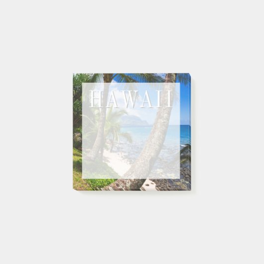 Palmboom langs Hideaways Beach Post-it® Notes (Voorkant)
