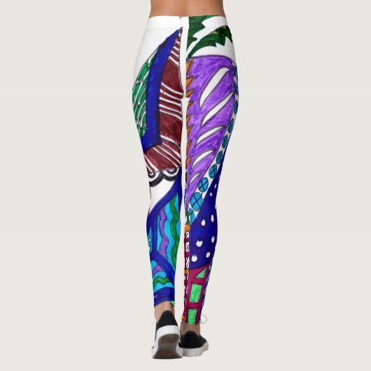 Palmboom Leggings (Achterkant)
