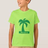 Palmboom (Mexicaanse Vacatie) - Kinderen Basic T-S T-shirt (Voorkant)