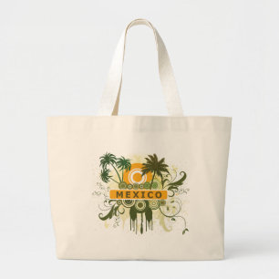 Palmboom Mexico Grote Tote Bag