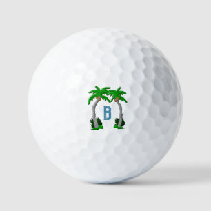 Palmboom Monogram Golfballen