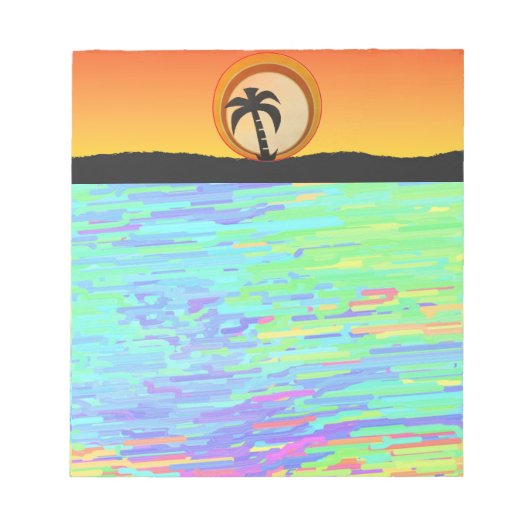 Palmboom Notitieblok (Voorkant)