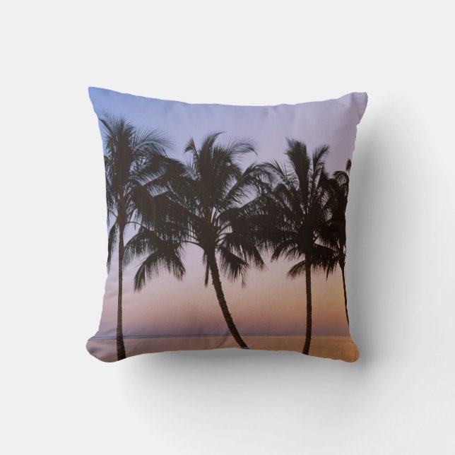 Palmboom, ochtend kussen (Voorkant)