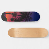 Palmboom op het Sunset Skateboard (Horizontaal)