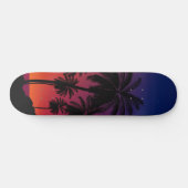 Palmboom op het Sunset Skateboard (Horizontaal)